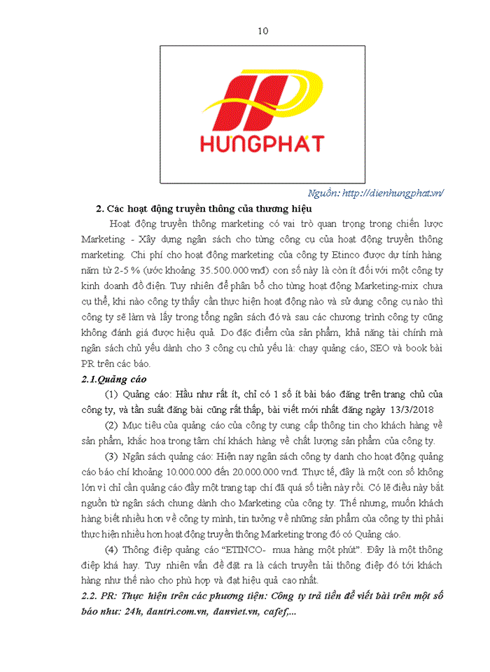 image for page ĐỀ XUẤT MỘT SỐ GIẢI PHÁP VÀ KIẾN NGHỊ CHO KẾ HOẠCH TRUYỀN THÔNG MARKETING CỦA ETINCO TRONG THỜI GIAN TỚI