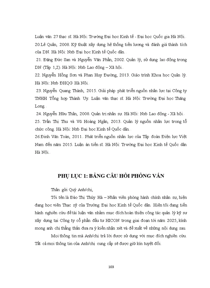 image for page THS QUẢN LÝ KỸ SƯ XÂY DỰNG TẠI CÔNG TY CỔ PHẦN ĐẦU TƯ HICON