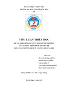 Phép biện chứng về mối liên hệ phổ biến và vận dụng mối liên hệ giữa tăng trưởng kinh tế và công bằng xã hội