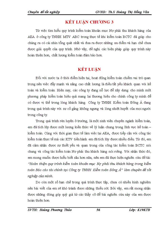 image for page HOÀN THIỆN KIỂM TOÁN KHOẢN MỤC NỢ PHẢI THU KHÁCH HÀNG TRONG KIỂM TOÁN BÁO CÁO TÀI CHÍNH TẠI CÔNG TY TNHH KIỂM TOÁN ĐÔNG Á