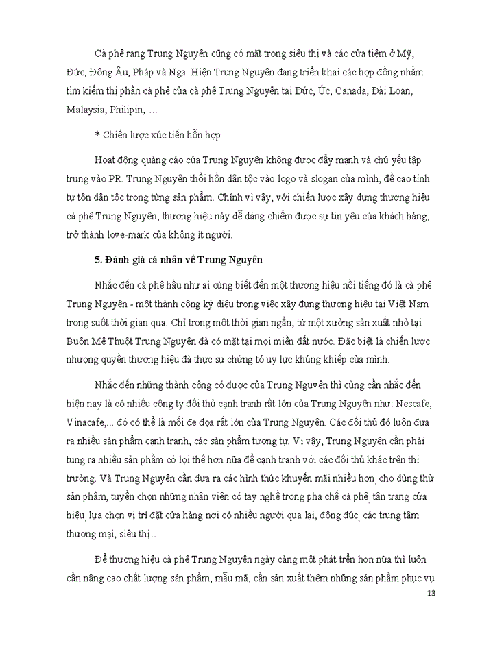 image for page Vận dụng quy luật cạnh tranh trong nền kinh tế thị trường nghiên cứu sự cạnh tranh của tập đoàn Trung Nguyên trong thị trường cà phê thế giới hiện nay
