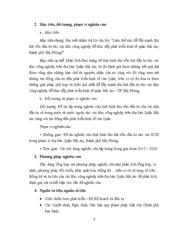 image for page Đẩy mạnh thu hút vốn đầu tư vào các Khu công nghiệp để thúc đẩy phát triển kinh tế quận Hải An thành phố Hải Phòng