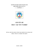 QUẢN TRỊ CHẤT LƯỢNG TOÀN DIỆN DỰ ÁN VATGIA COM THUỘC CÔNG TY CỔ PHẦN VNP GROUP