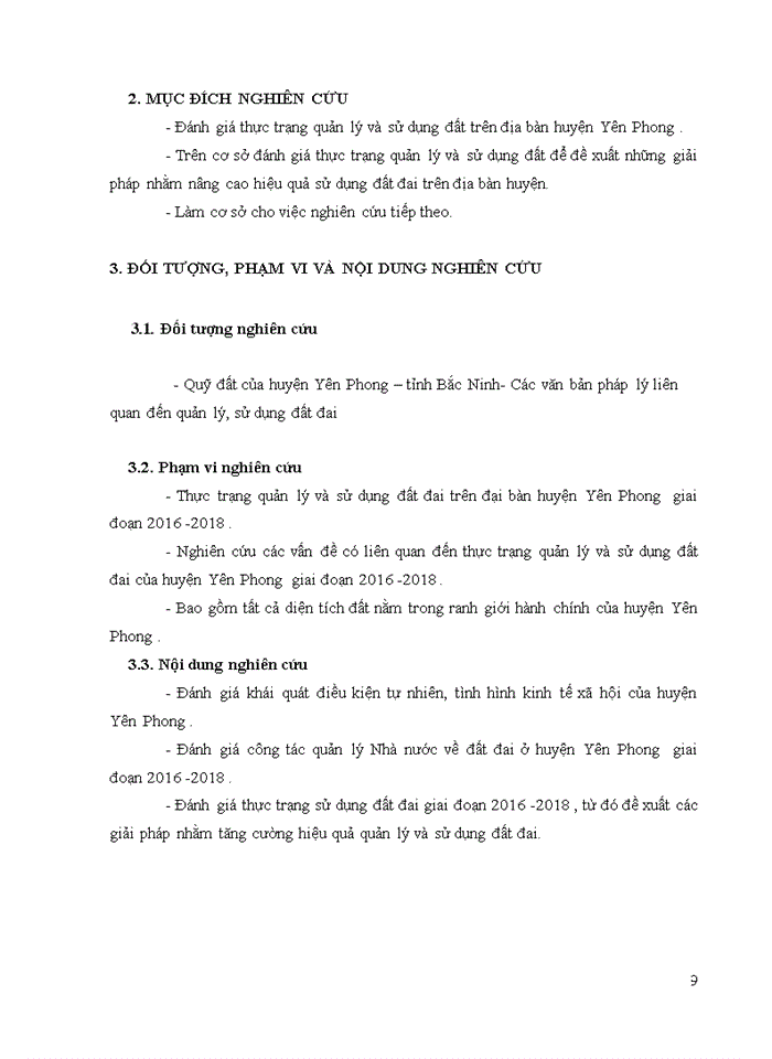 image for page THỰC TRẠNG QUẢN LÝ VÀ SỬ DỤNG ĐẤT ĐAI CỦA HUYỆN YÊN PHONG -TỈNH BẮC NINH GIAI ĐOẠN 2016 -2018