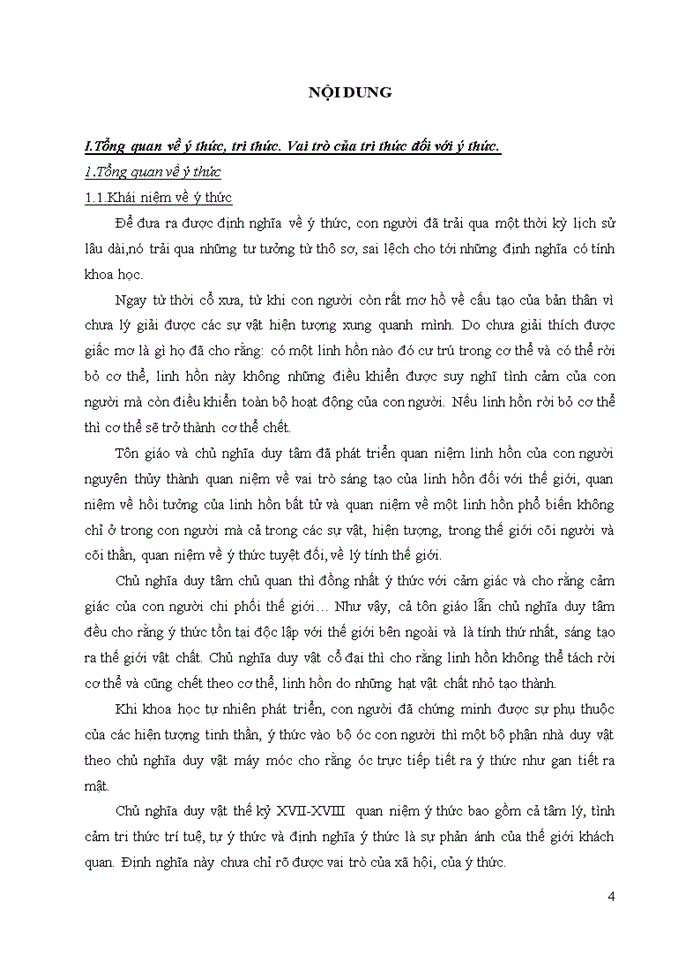 image for page VAI TRÒ CỦA TRI THỨC VỚI Ý THỨC Ở VIỆT NAM TRI THỨC CÓ VAI TRÒ GÌ TRONG HỌT ĐỘNG CỦA CON NGƯỜI