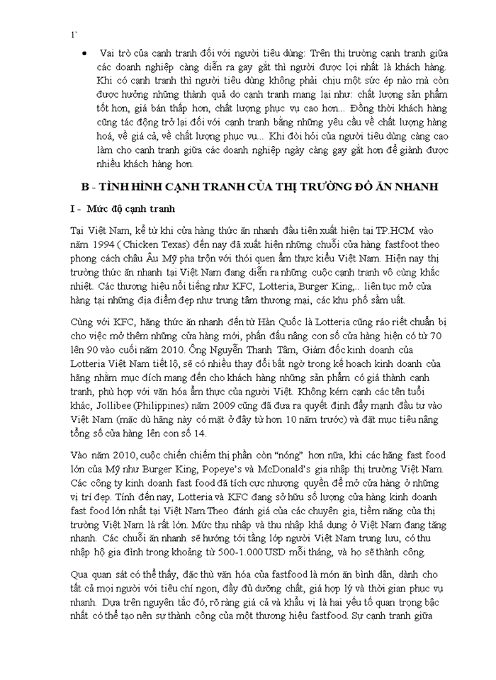 image for page Vận dụng quy luật cạnh tranh trong nền kinh tế thị trường nghiên cứu sự cạnh tranh của công ty KFC trong thị trường đồ ăn nhanh tại Việt Nam giai đoạn 2010- 2020