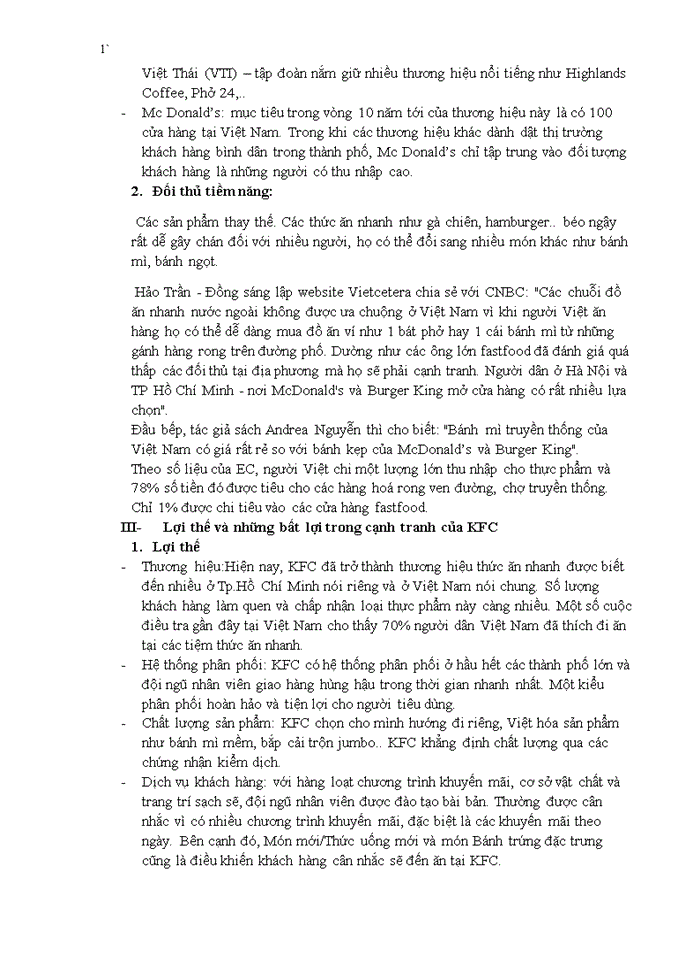 image for page Vận dụng quy luật cạnh tranh trong nền kinh tế thị trường nghiên cứu sự cạnh tranh của công ty KFC trong thị trường đồ ăn nhanh tại Việt Nam giai đoạn 2010- 2020