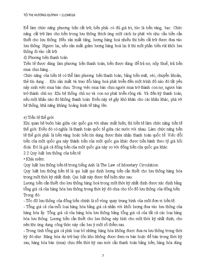 image for page Quá trình hình thành của tiền tệ và các hình thức của tiền tệ