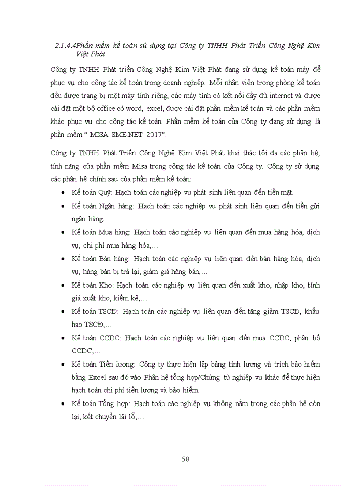 image for page Kế toán hàng hóa tiêu thụ và xác định kết quả tiêu thụ hàng hóa tại công ty TNHH PHÁT TRIỂN CÔNG NGHỆ KIM VIỆT PHÁT