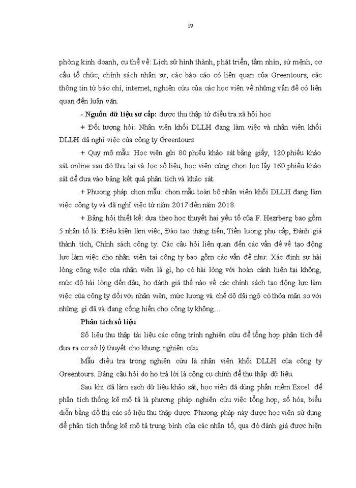 image for page ThS Tạo động lực làm việc cho nhân viên khối du lịch lữ hành tại Công ty Cổ phần Đầu tư thương mại Dịch vụ Du lịch Quốc tế xanh