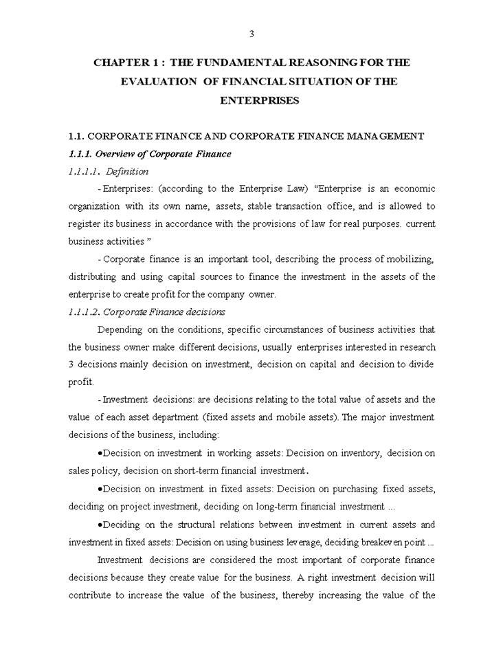 image for page SOLUTIONS TO IMPROVE THE FINANCIAL SITUATION OF THANH DO JOINT STOCK COMPANY