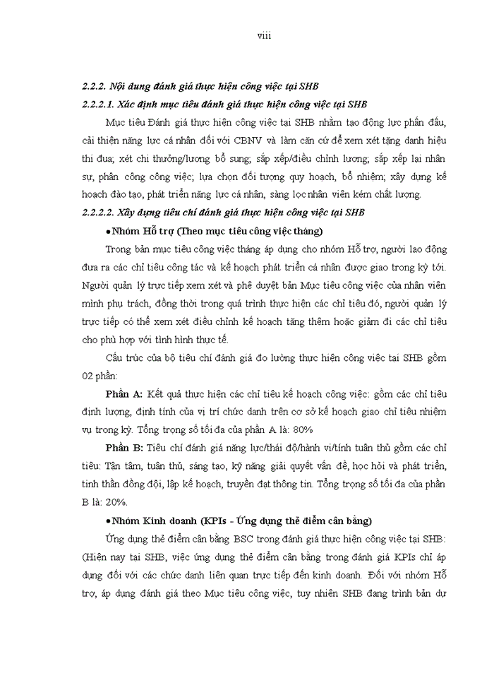 image for page Đánh giá thực hiện công việc tại Ngân hàng TMCP Sài Gòn Hà Nội SHB