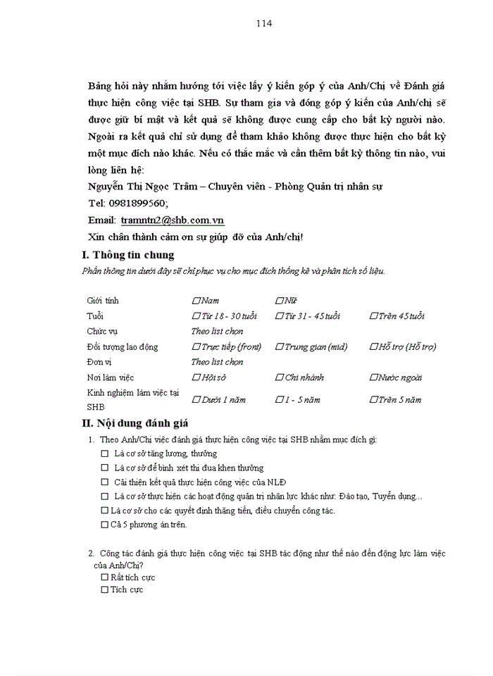 image for page Đánh giá thực hiện công việc tại Ngân hàng TMCP Sài Gòn Hà Nội SHB