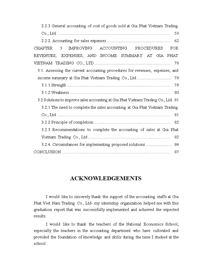 image for page ACCOUNTING PROCEDURES FOR SALES AT GIA PHAT VIETNAM TRADING CO LTD