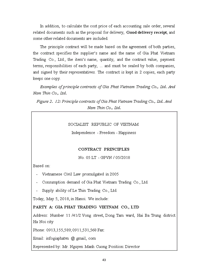 image for page ACCOUNTING PROCEDURES FOR SALES AT GIA PHAT VIETNAM TRADING CO LTD