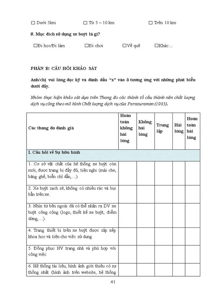 image for page Đánh giá mức độ hài lòng của nhóm khách hàng sinh viên về Dịch vụ xe buýt công cộng tại Hà Nội