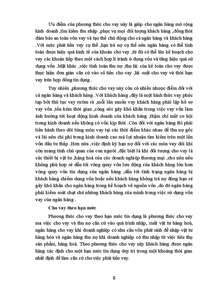 image for page Phát triển hoạt động cho vay khách hàng cá nhân tại ngân hàng thương mại cổ phần Quân đội chi nhánh Sơn Tây