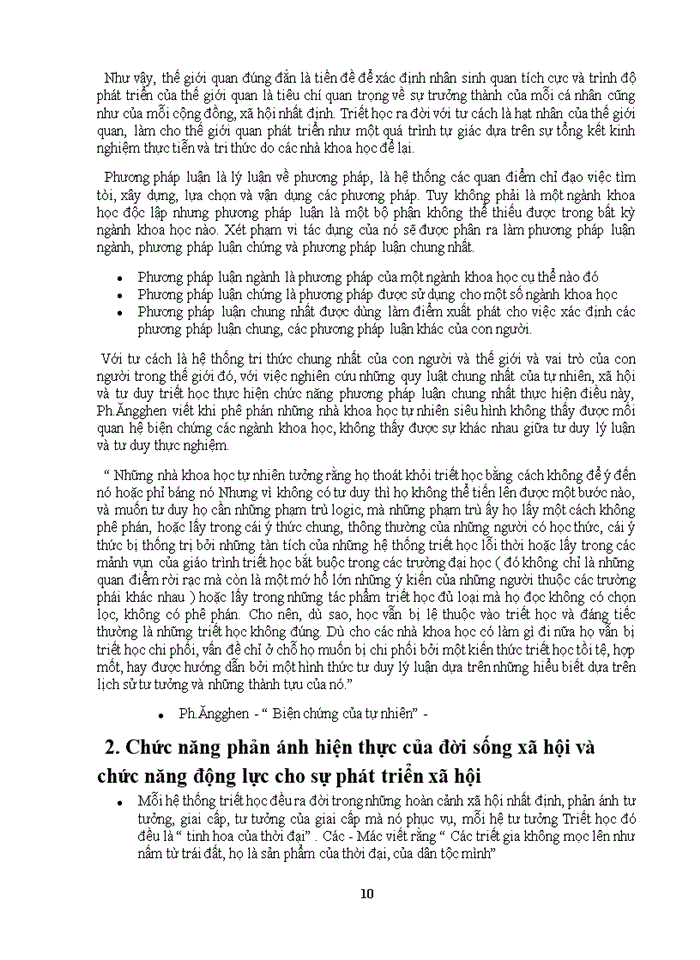 image for page Triết học và vai trò của Triết học trong đời sống xã hội