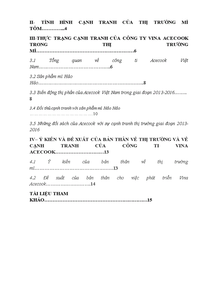 image for page Vận dụng quy luật cạnh tranh trong nền kinh tế thị trường nghiên cứu sự cạnh tranh của công ty Vina AceCook trong thị trường Mì tôm tại Việt Nam hiện nay hoặc trong giai đoạn từ 2013 đến 2016