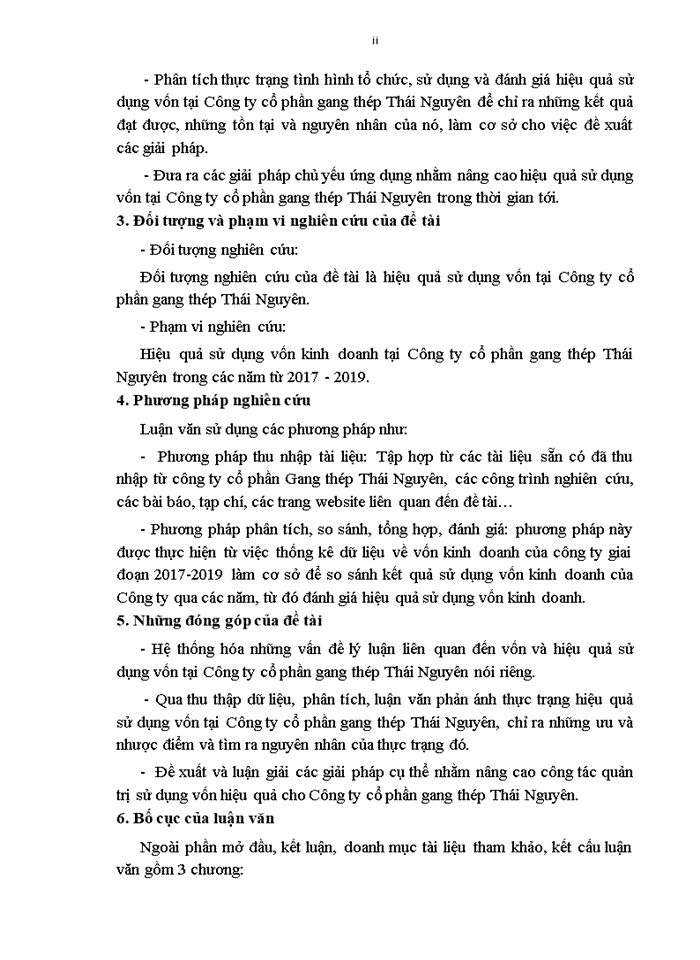 image for page GIẢI PHÁP NÂNG CAO HIỆU QUẢ SỬ DỤNG VỐN KINH DOANH TẠI CÔNG TY CỔ PHẦN GANG THÉP THÁI NGUYÊN