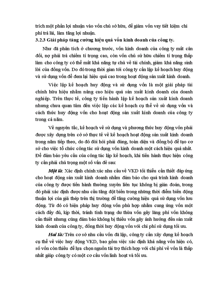 image for page GIẢI PHÁP NÂNG CAO HIỆU QUẢ SỬ DỤNG VỐN KINH DOANH TẠI CÔNG TY CỔ PHẦN GANG THÉP THÁI NGUYÊN