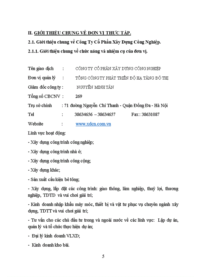 image for page Công Ty Cổ Phần Xây Dựng Công Nghiệp