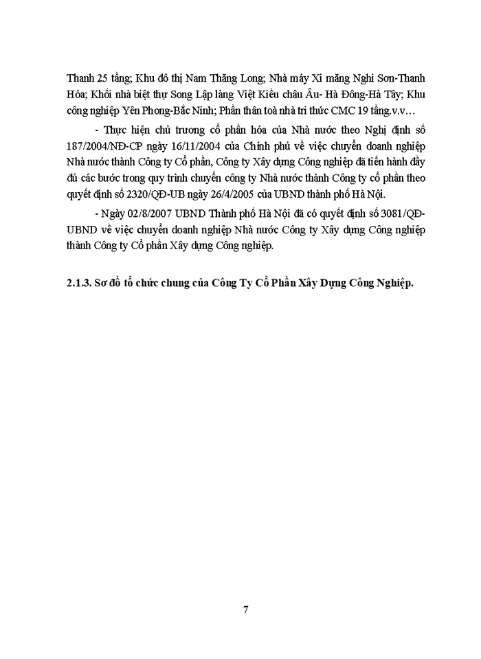 image for page Công Ty Cổ Phần Xây Dựng Công Nghiệp