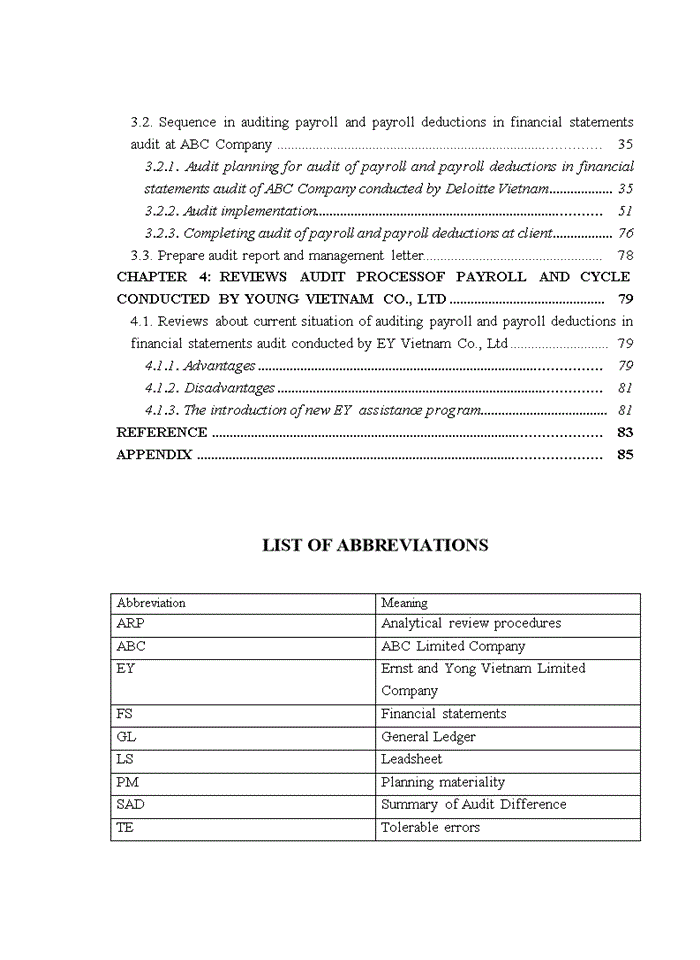 image for page The auditing process of payroll and personnel cycle in manufacturing companies implemented by Ernst and Young company
