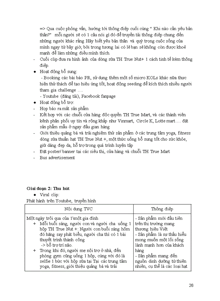 image for page LẬP KẾ HOẠCH MARKETING CHO SẢN PHẨM MỚI SỮA HẠT TH TRUE NUT CỦA CTCP SỮA TH TRUE MILK