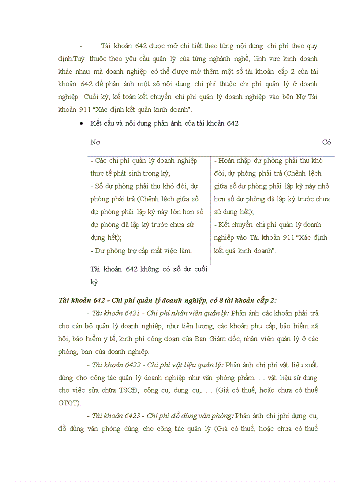 image for page Vận dụng quy trình kiểm toán vào kiểm toán khoản mục chi phí quản lý doanh nghiệp trong kiểm toán báo cáo tài chính do Công ty TNHH Kiểm toán và Định giá Thăng Long T D K Chi nhánh Hà Thành thực hiện