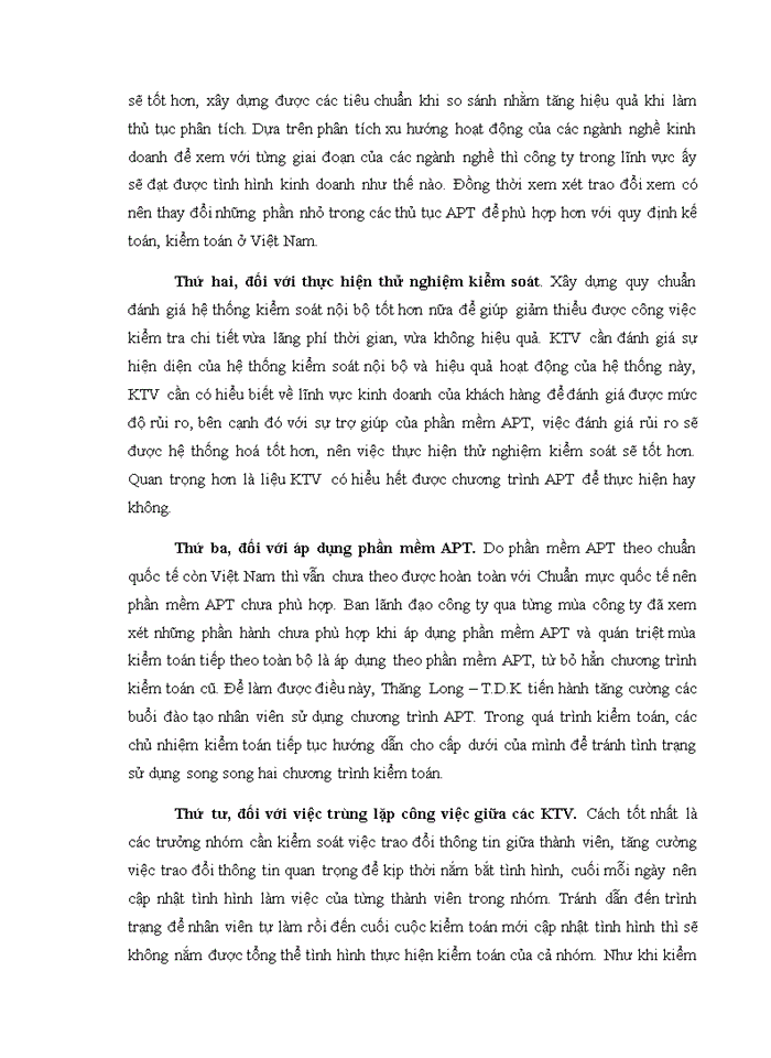 image for page Vận dụng quy trình kiểm toán vào kiểm toán khoản mục chi phí quản lý doanh nghiệp trong kiểm toán báo cáo tài chính do Công ty TNHH Kiểm toán và Định giá Thăng Long T D K Chi nhánh Hà Thành thực hiện