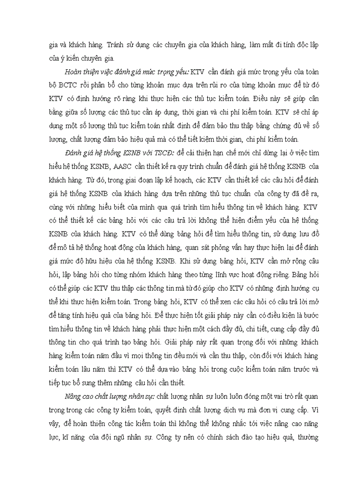 image for page Hoàn thiện kiểm toán khoản mục TSCĐ trong quy trình kiểm toán BCTC do Công ty TNHH Hãng Kiểm toán AASC thực hiện