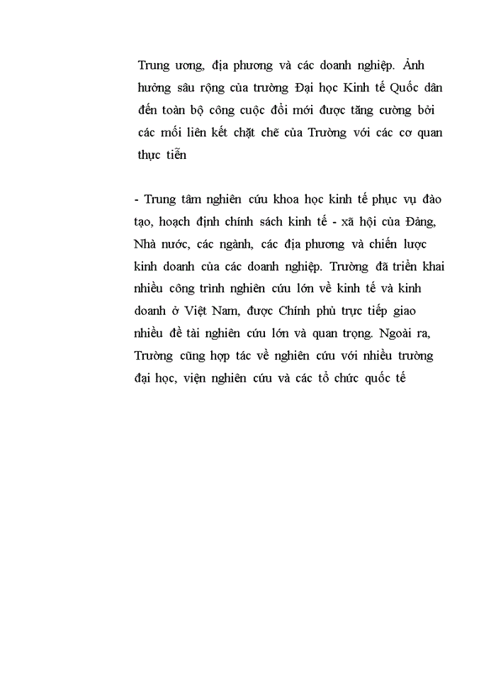 image for page Quan điểm toàn diện và sự vận dụng vào quá trình xây dựng và phát triển trường đại học kinh tế quốc dân