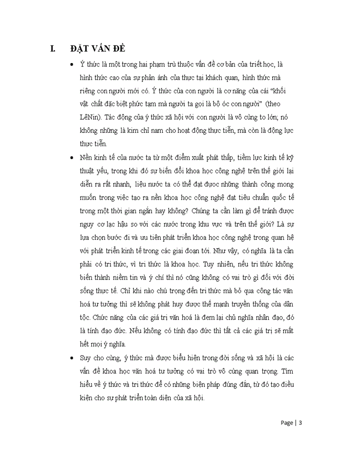 image for page VAI TRÒ CỦA TRI THỨC ĐỐI VỚI Ý THỨC VAI TRÒ CỦA TRI THỨC TRONG HOẠT ĐỘNG ĐỜI SỐNG Ở VIỆT NAM