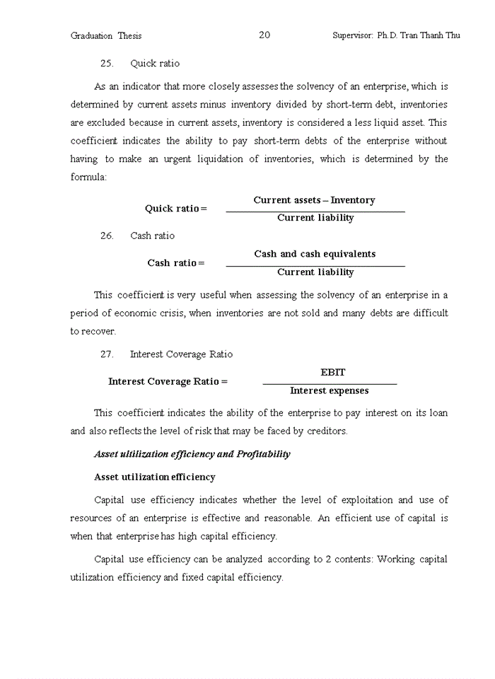 image for page FINANCIAL SITUATION OF THANH DO JOINT STOCK COMPANY