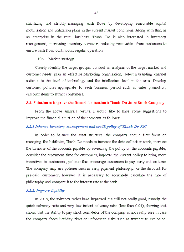 image for page FINANCIAL SITUATION OF THANH DO JOINT STOCK COMPANY