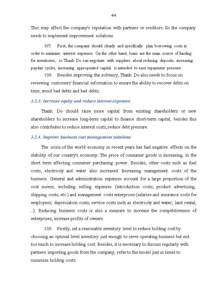 image for page FINANCIAL SITUATION OF THANH DO JOINT STOCK COMPANY