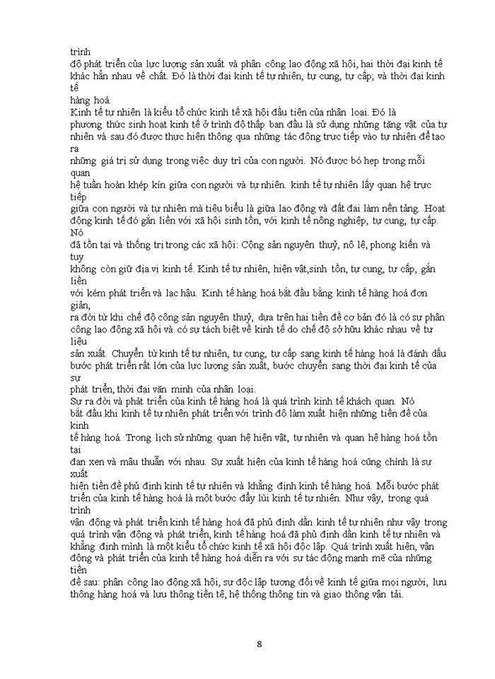 image for page Vận dụng lý luận về mối quan hệ biện chứng giữa lực lượng sản xuất và quan hệ sản xuất hãy phân tích tính tất yếu của quá trình xây dựng và phát triển nền kinh tế hàng hóa nhiều thành phần ở Việt Nam trong thời kỳ quá độ lên Chủ nghĩa xã hội