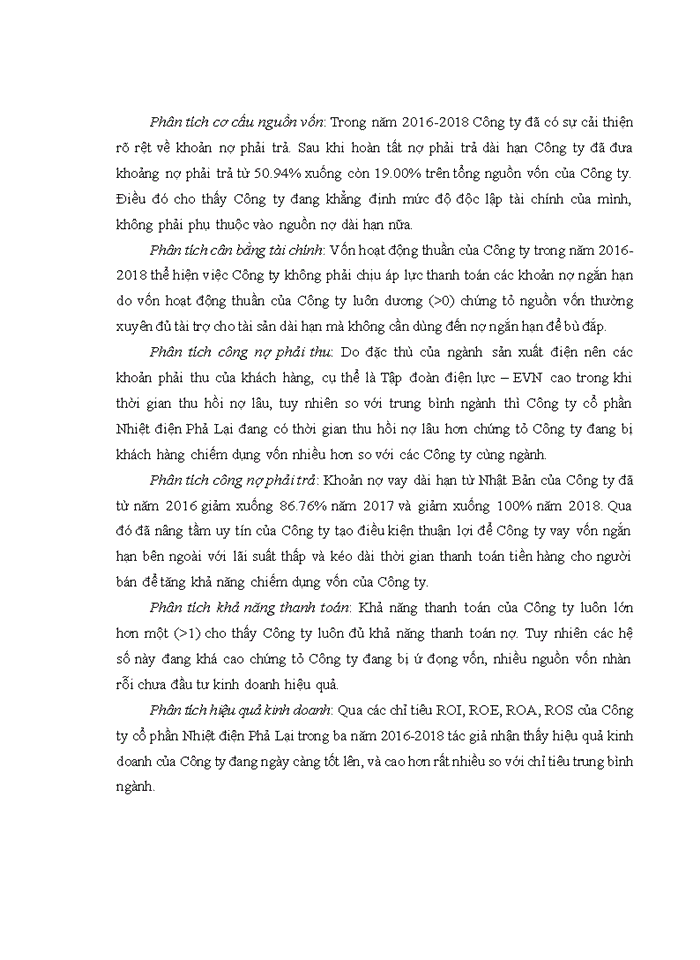 image for page THS PHÂN TÍCH BÁO CÁO TÀI CHÍNH CỦA CÔNG TY CỔ PHẦN NHIỆT ĐIỆN PHẢ LẠI