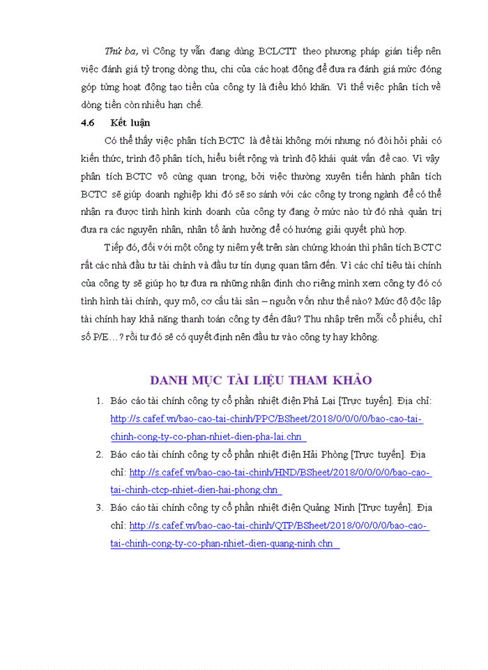 image for page THS PHÂN TÍCH BÁO CÁO TÀI CHÍNH CỦA CÔNG TY CỔ PHẦN NHIỆT ĐIỆN PHẢ LẠI
