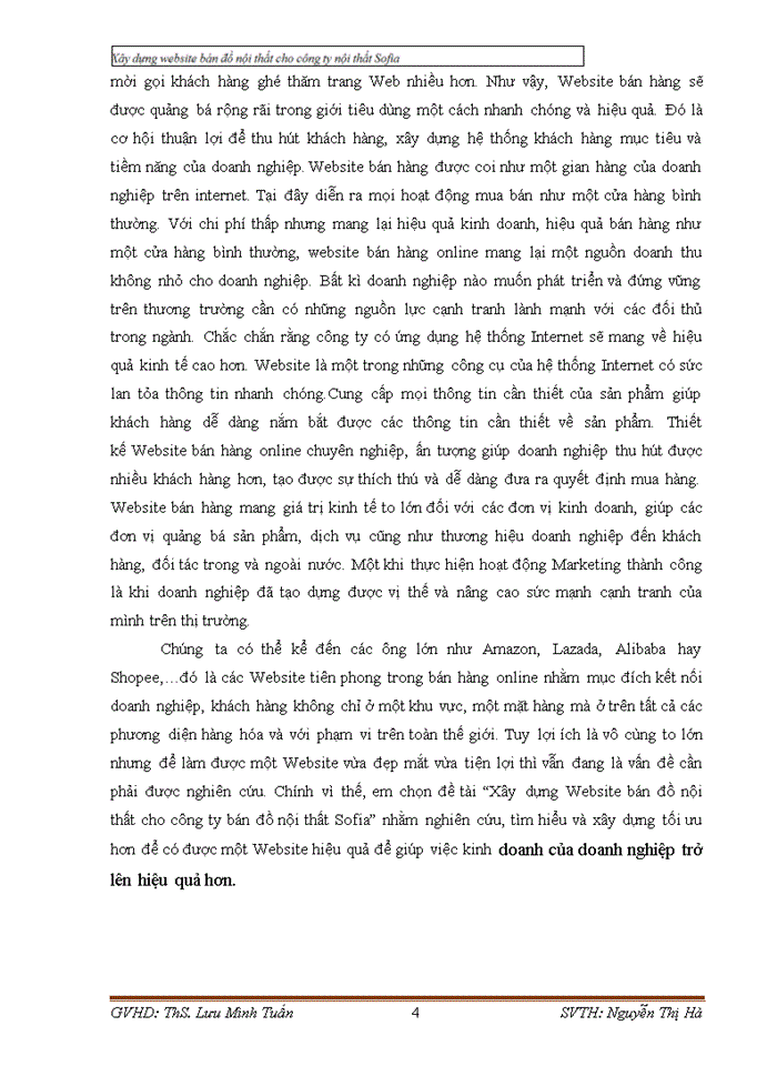 image for page Xây dựng Website bán đồ nội thất cho công ty nội thất Sofia