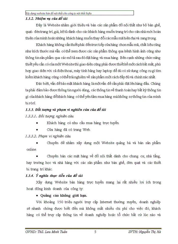 image for page Xây dựng Website bán đồ nội thất cho công ty nội thất Sofia