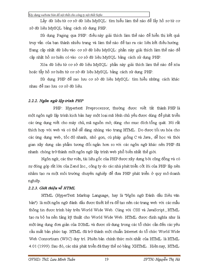 image for page Xây dựng Website bán đồ nội thất cho công ty nội thất Sofia