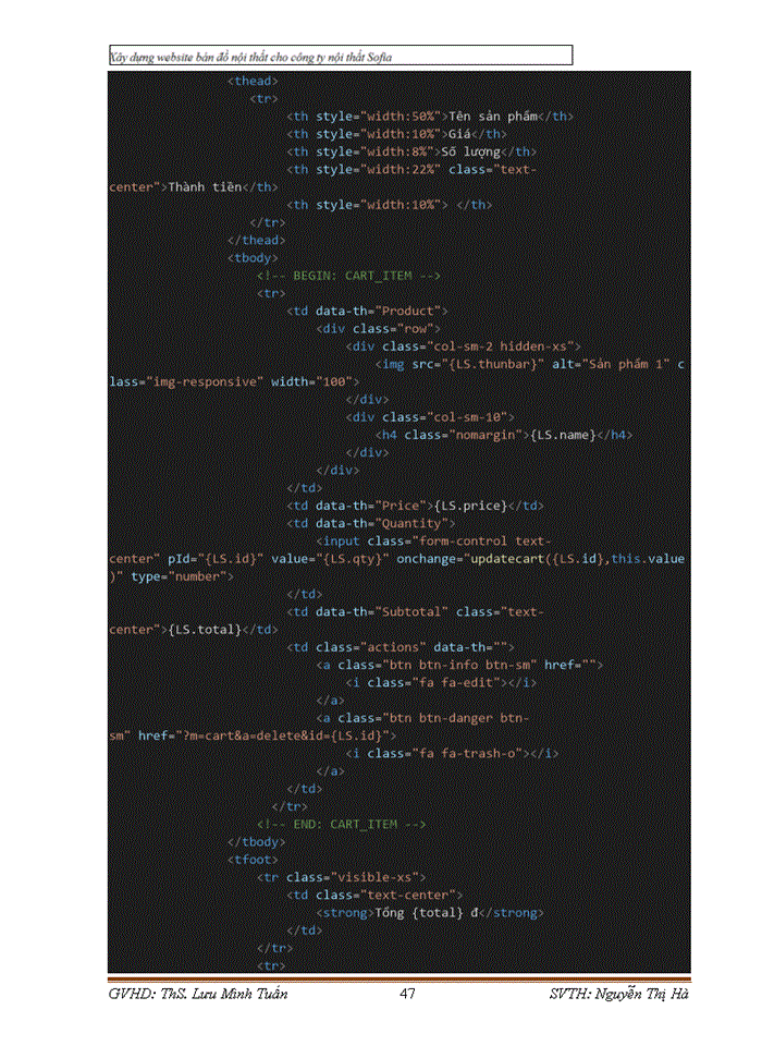 image for page Xây dựng Website bán đồ nội thất cho công ty nội thất Sofia