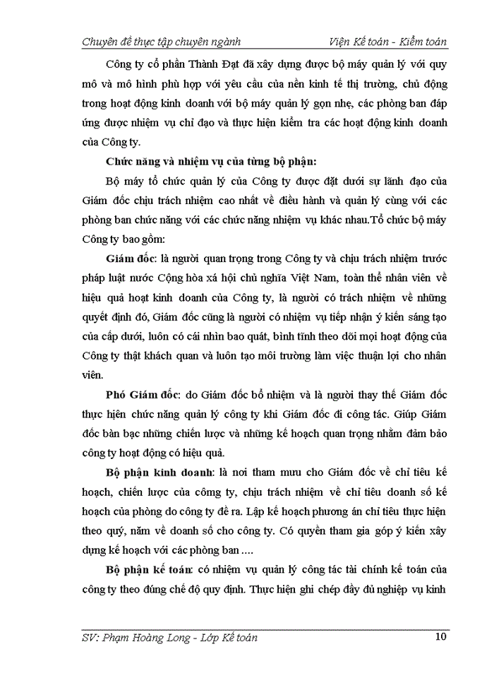 image for page Kế toán tiền lương và các khoản trích theo lương tại Công ty cổ phần Thành Đạt