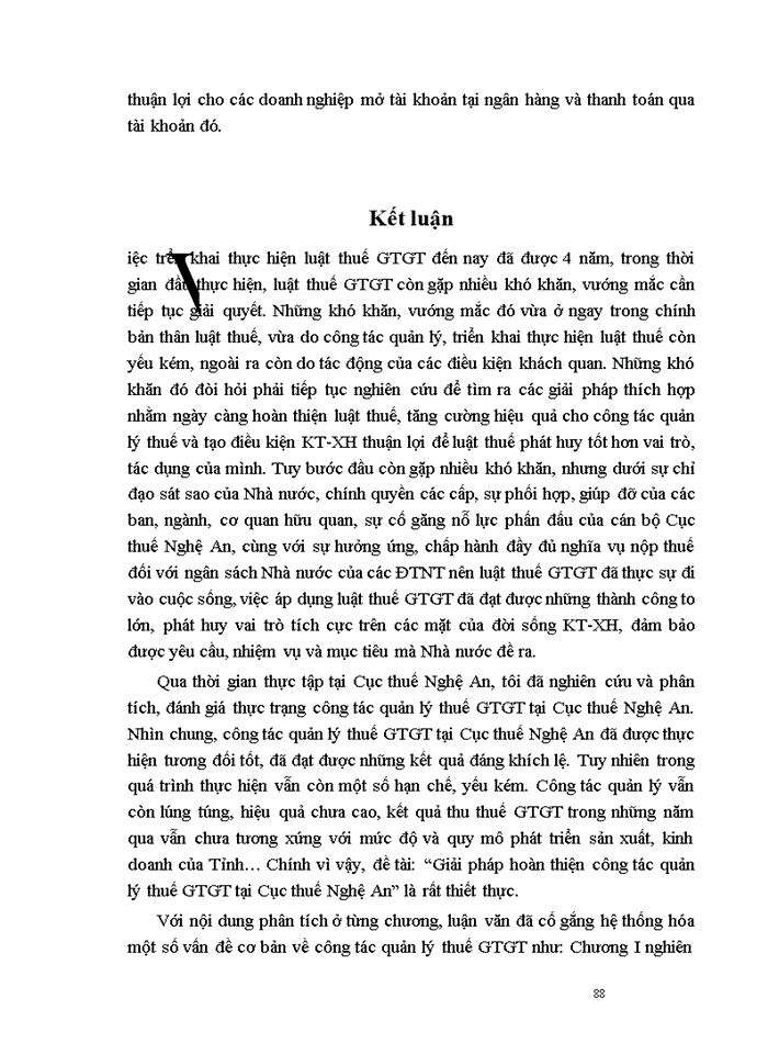 image for page Giải pháp hoàn thiện công tác quản lý thuế GTGT tại Cục thuế Nghệ An