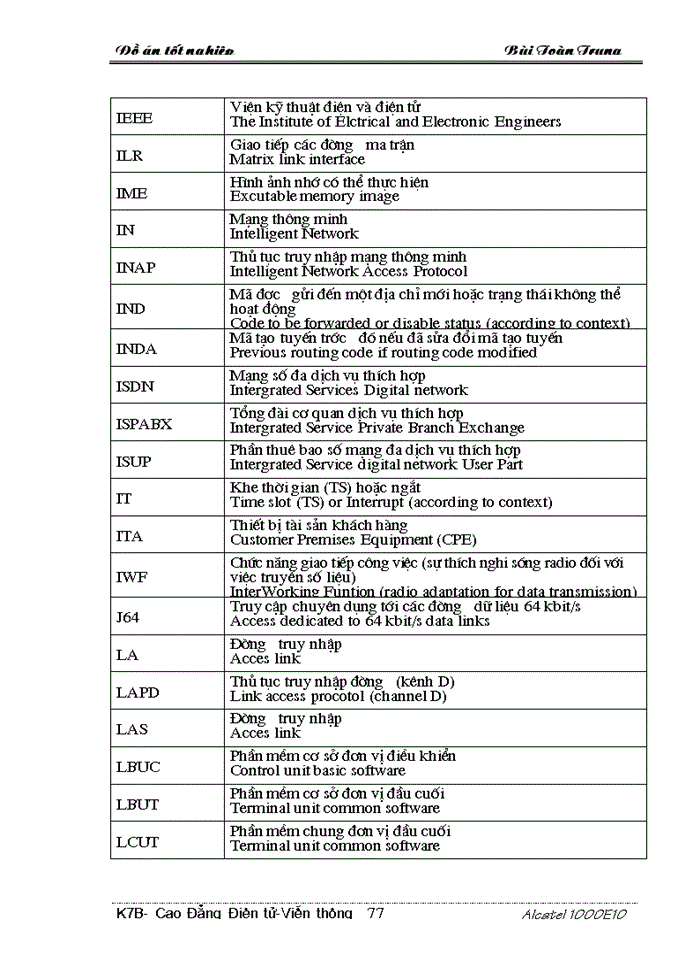 image for page Tổng quan về tổng đài ALCATEL 1000E10