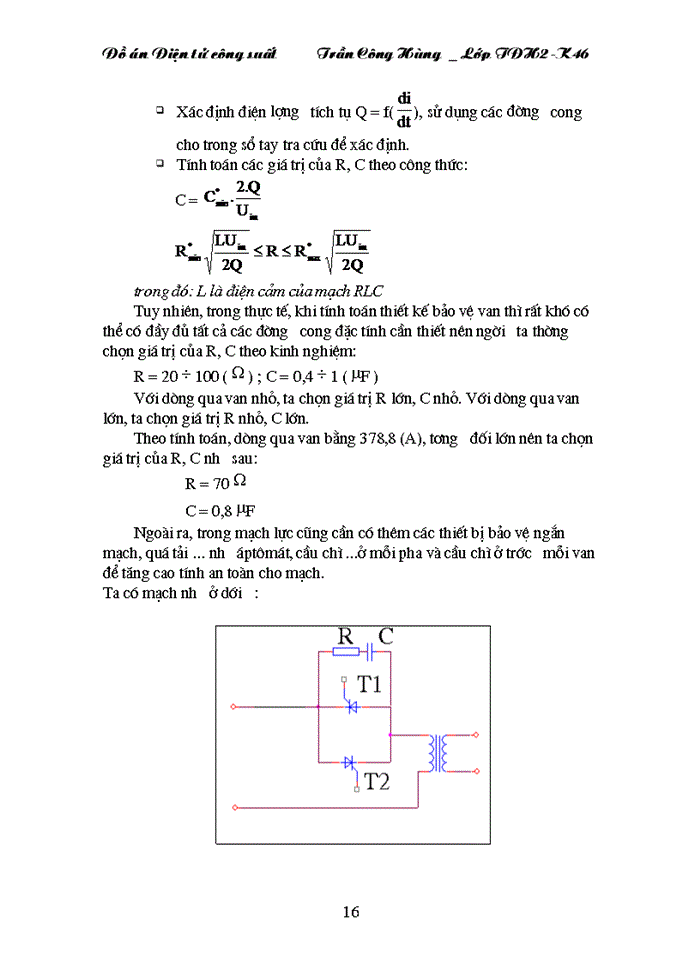 image for page Thiết kế nguồn điện dùng cho máy hàn tiếp xúc