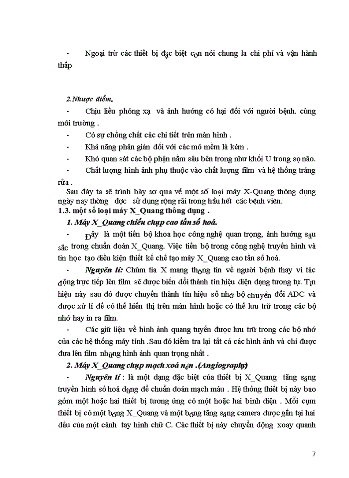 image for page Tổng quan về máy X-Quang và   máy X- Quang chụp mạch