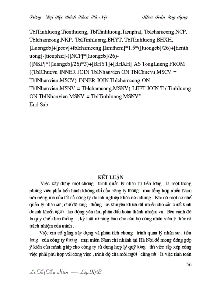 image for page Xây dựng hệ thống quản lý nhân sự và tiền lương tại công ty Thương mại Miền Nam